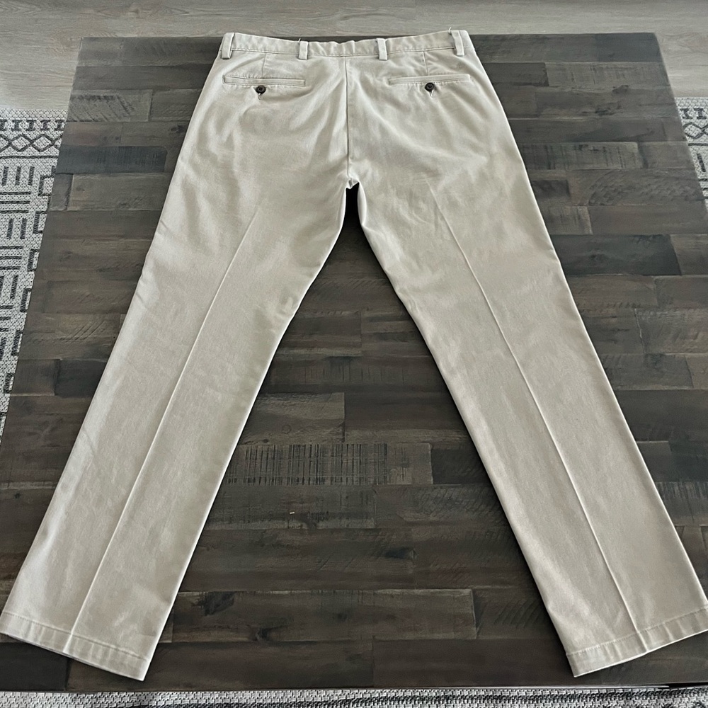 MENS DOCKERS SLIM FIT KHAKI CHINO PANTS - Picture 2 of 5